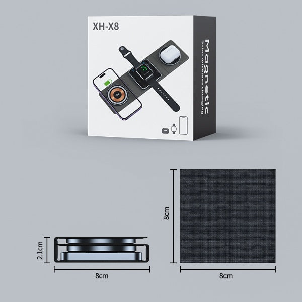 Magnetic Folding Wireless Charger Station For I Phone