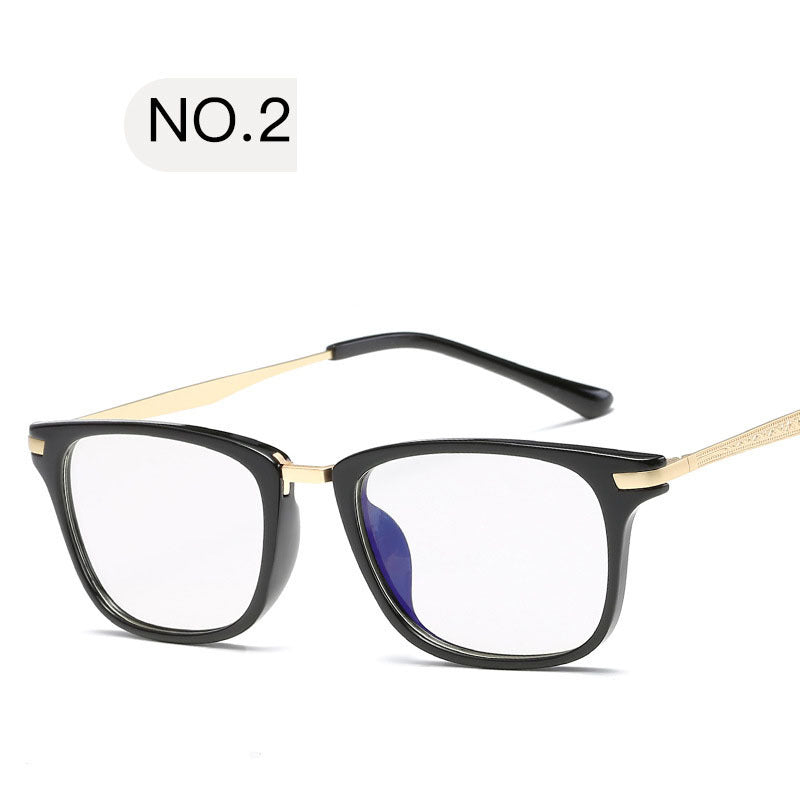 Flat Mirror Retro Infinite Degree Glasses Men's And Women's Flat Glasses Computer Goggles