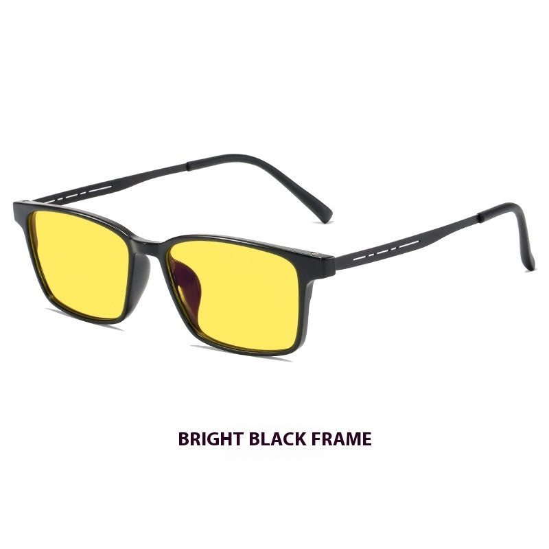 Unisex Computer TR90 Night Vision Anti-blue Light Glasses