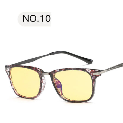 Flat Mirror Retro Infinite Degree Glasses Men's And Women's Flat Glasses Computer Goggles