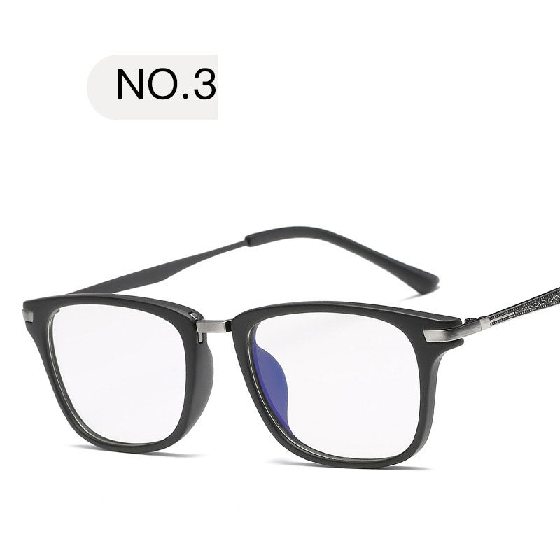 Flat Mirror Retro Infinite Degree Glasses Men's And Women's Flat Glasses Computer Goggles