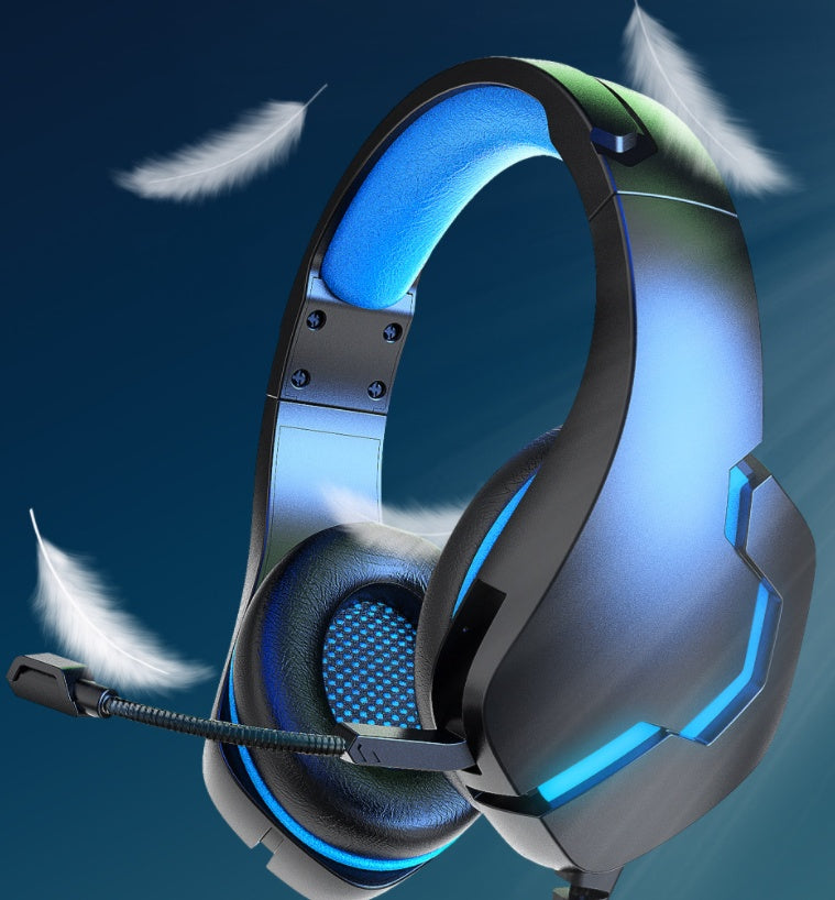 3.5mm Gaming Headset With Mic And LED Lights Wired Headphones