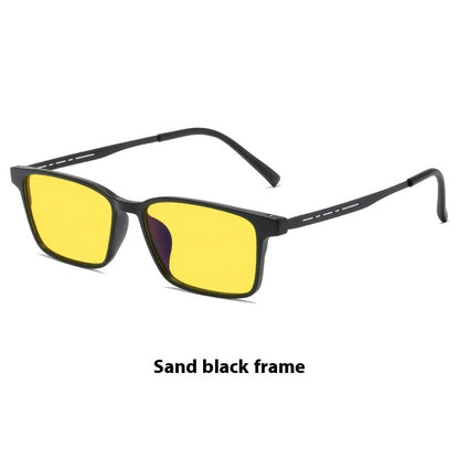 Unisex Computer TR90 Night Vision Anti-blue Light Glasses