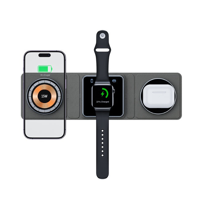 Magnetic Folding Wireless Charger Station For I Phone