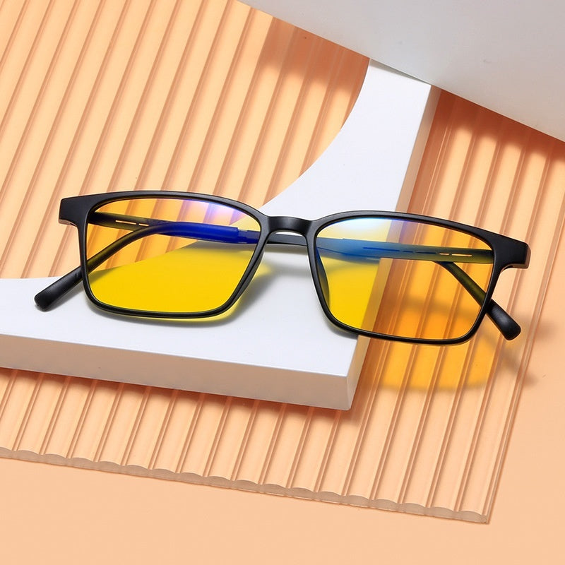 Unisex Computer TR90 Night Vision Anti-blue Light Glasses