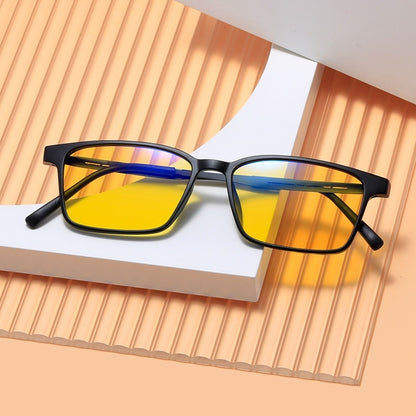Unisex Computer TR90 Night Vision Anti-blue Light Glasses